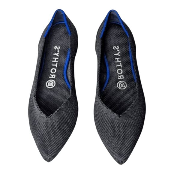 ROTHY'S The Point In Black Size 7 - Picture 4 of 9